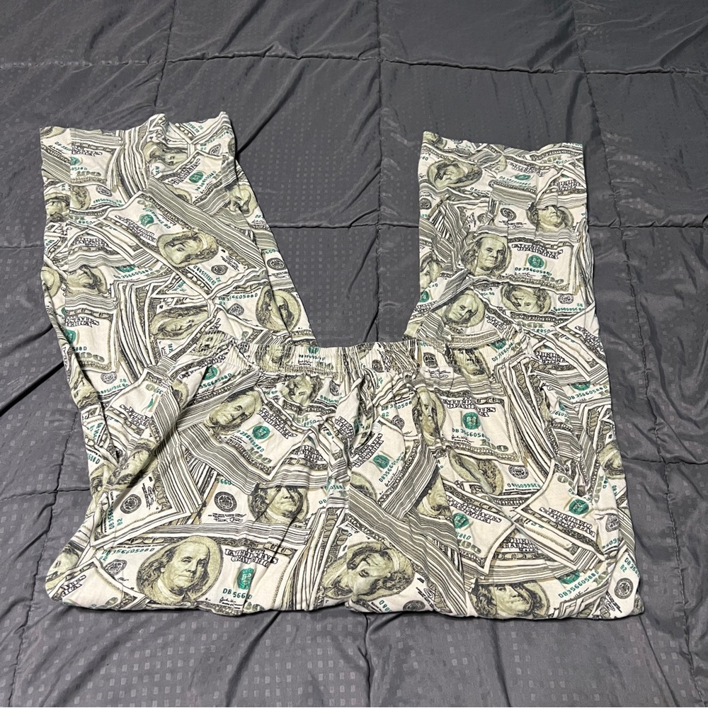 Fun boxers loungewear pj pants all about the Benjamins size XL